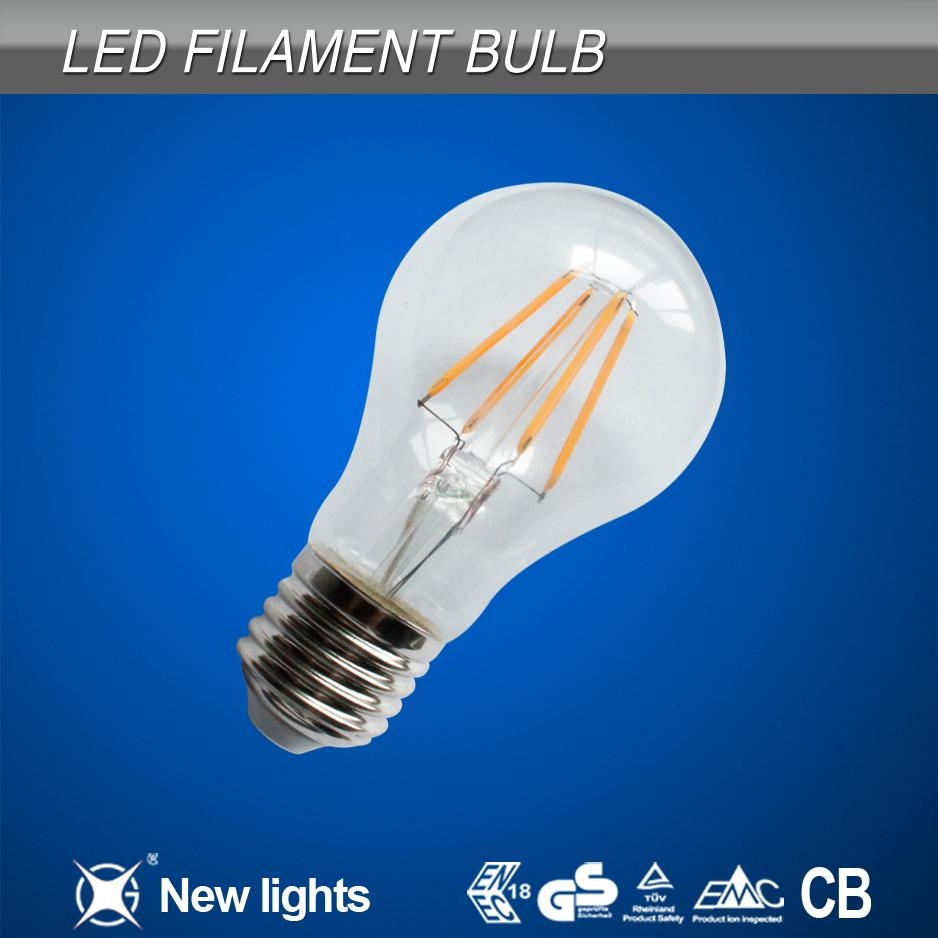 CE and ROHS 4w  E27 LED Filament Bulb