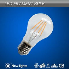 4w e27 A60 led filament bulb