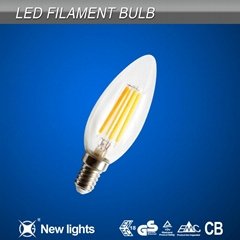  4W E14 C35 LED filament bulb