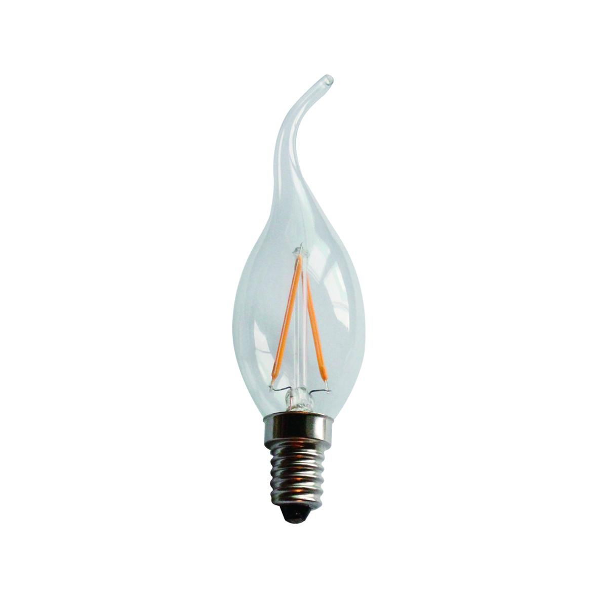 2W E14 C35T Candle LED  filament bulb 3