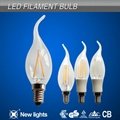 4W E14 C35T led candle light filament bulb 2