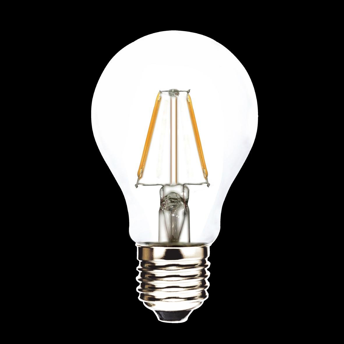 newest products 2w e27 A60 led filament bulb 2