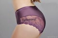 Seamless lace women sexy briefs 2