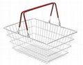 Wire Shopping Basket for Self-Service Quick Shops