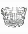 Round Wire Baskets - Galvanized or PVC