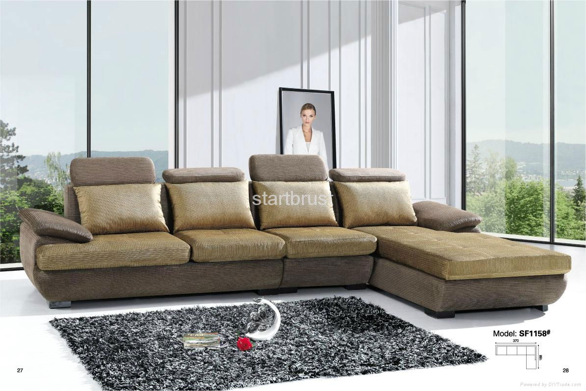 New Product Modern leather living room sofa set furniture 2