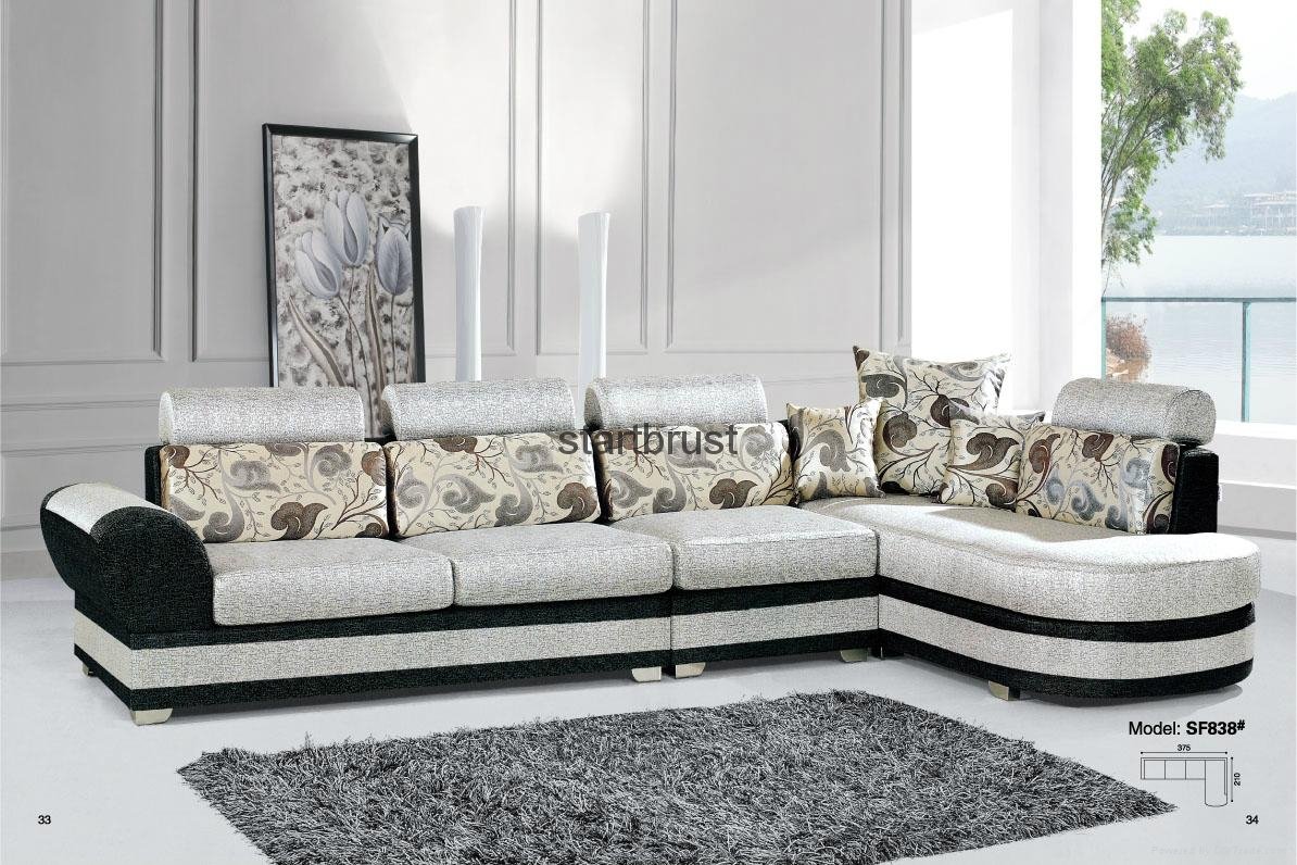 High Quality Modern Living Room Promotion Fabric Sofa 3