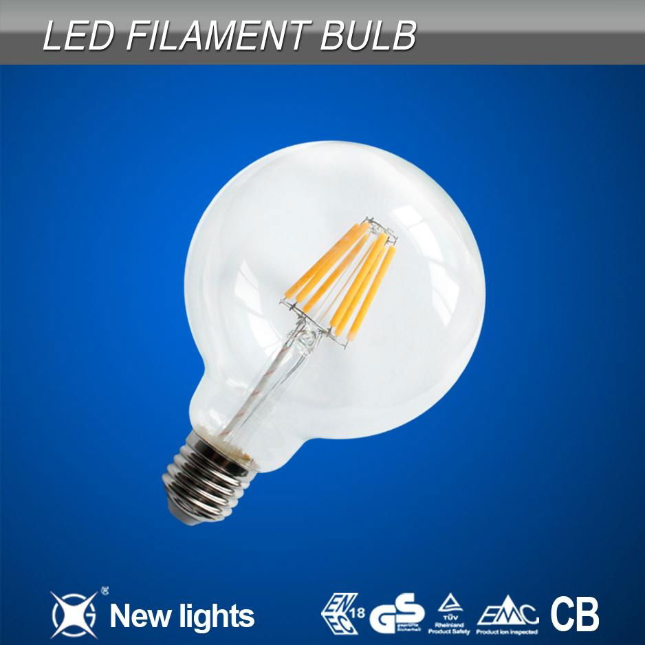  2015 New year lighting G80 2W E27/B22 LED filament lamp bulbs 4