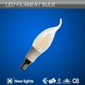  Full Glass Cover Led Filament Bulb E27/B22 C35 4W 4