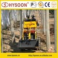 HYSOON mini rubber track loader 2