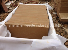top quality,honed wooden yellow sandstone of tiles and others