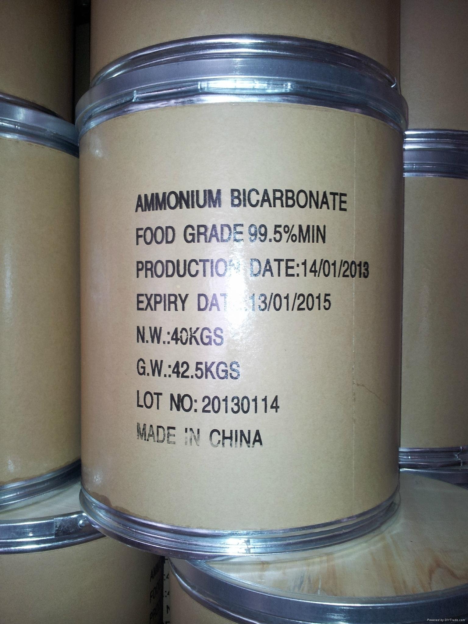 中国山东原产地食品级碳酸氢铵 2