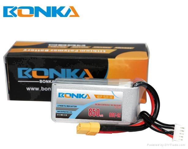 Bonka Power 850mAh 80C 4S1P HV