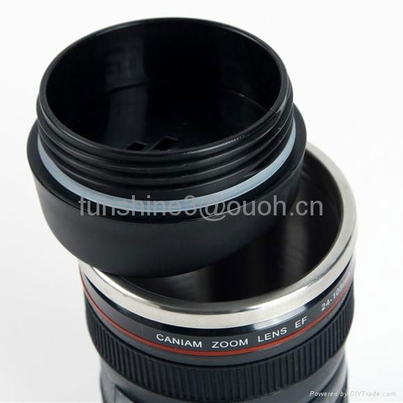 best selling caniam 24-105mm 5 generation camera lens mug with sipping cover 3