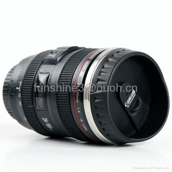 best selling caniam 24-105mm 5 generation camera lens mug with sipping cover 2