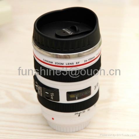 caniam 24-105mm 5 generation white camera lens mug
