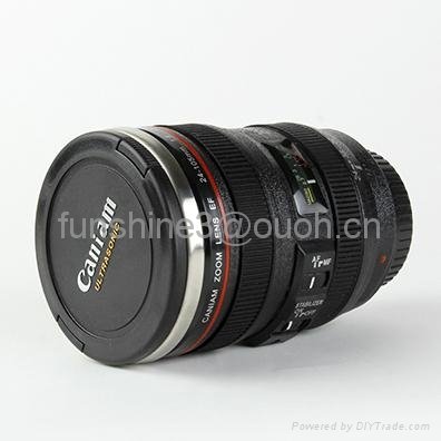 caniam 24-105mm 2 generation camera lens mug with stainless steel inner 2