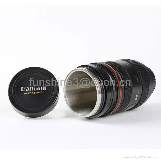 caniam 24-70mm zoomable camera lens double wall coffee mug 4