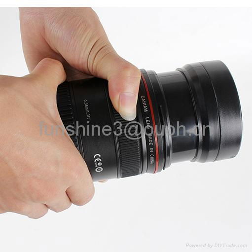 caniam 24-70mm zoomable camera lens double wall coffee mug 2