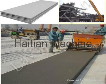 Concrete floor slab machines