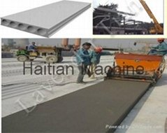 Concrete floor slab machines