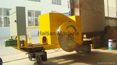 Concrete slab cutting machine