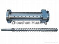 Rubber screw barrel 1