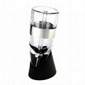 Detachable Multi-stage Wine Decanter with alluminum ring 2