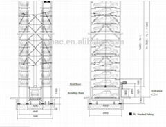 Automatic parking system with fast access parking lift computerized car parking