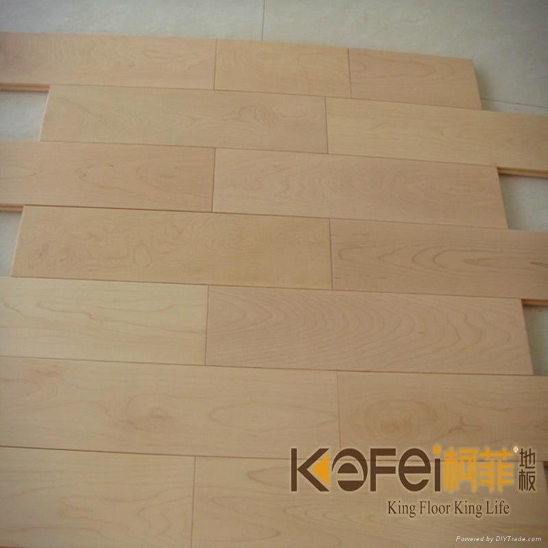 Top quality natural maple solid wood floors for interior flooring 2