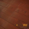 Best Sell High-glossy hdf waterproof Solid Merbau wood flooring 1