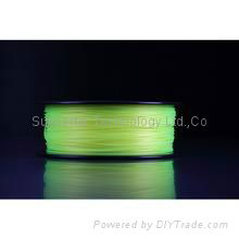 Glow in the dark PLA filament with the competive price