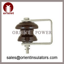 Porcelain shackle type insulators