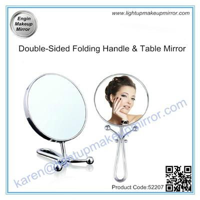 Double-Sided Folding Handle & Table Mirror 1