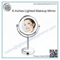 6 Inches Lighted Makeup Mirror