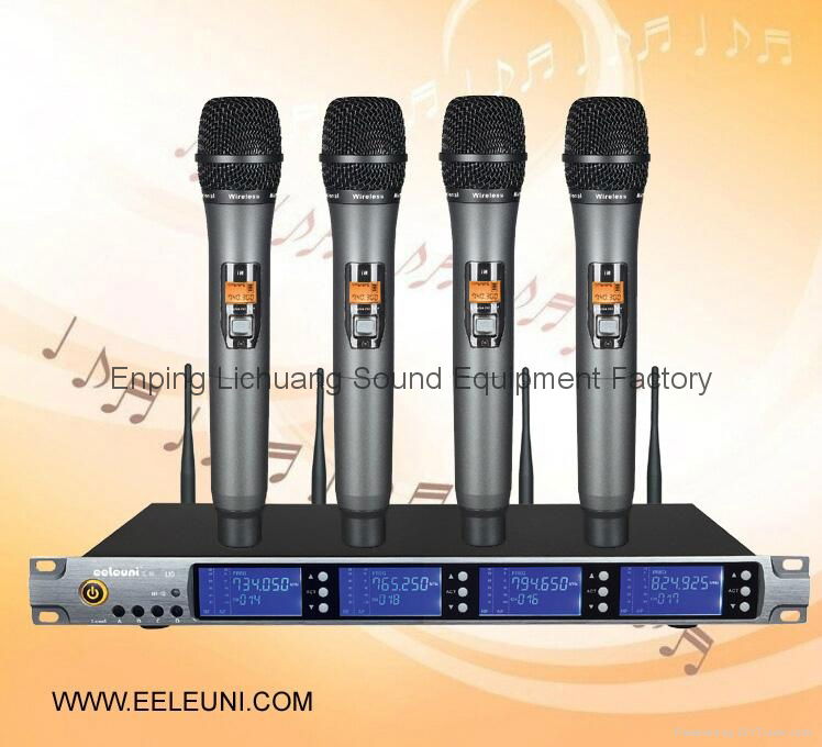 High Quality Conference System UHF&Pll Synthesized Wireless Microphone 2