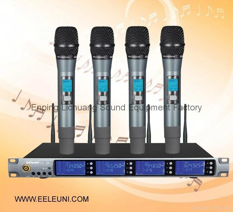 High Quality Conference System UHF&Pll Synthesized Wireless Microphone 3