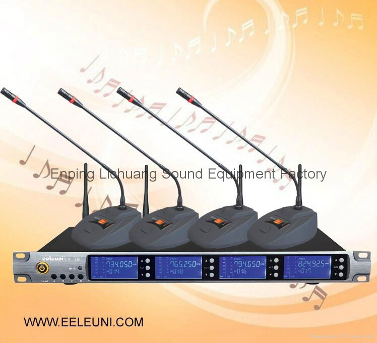 High Quality Conference System UHF&Pll Synthesized Wireless Microphone 5