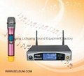 Small and Exquisite UHF Dual Channels True Diversity Wireless Microphone 1