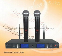 Popular UHF& Pll Sythesized Dual Channels Wireless Microphone