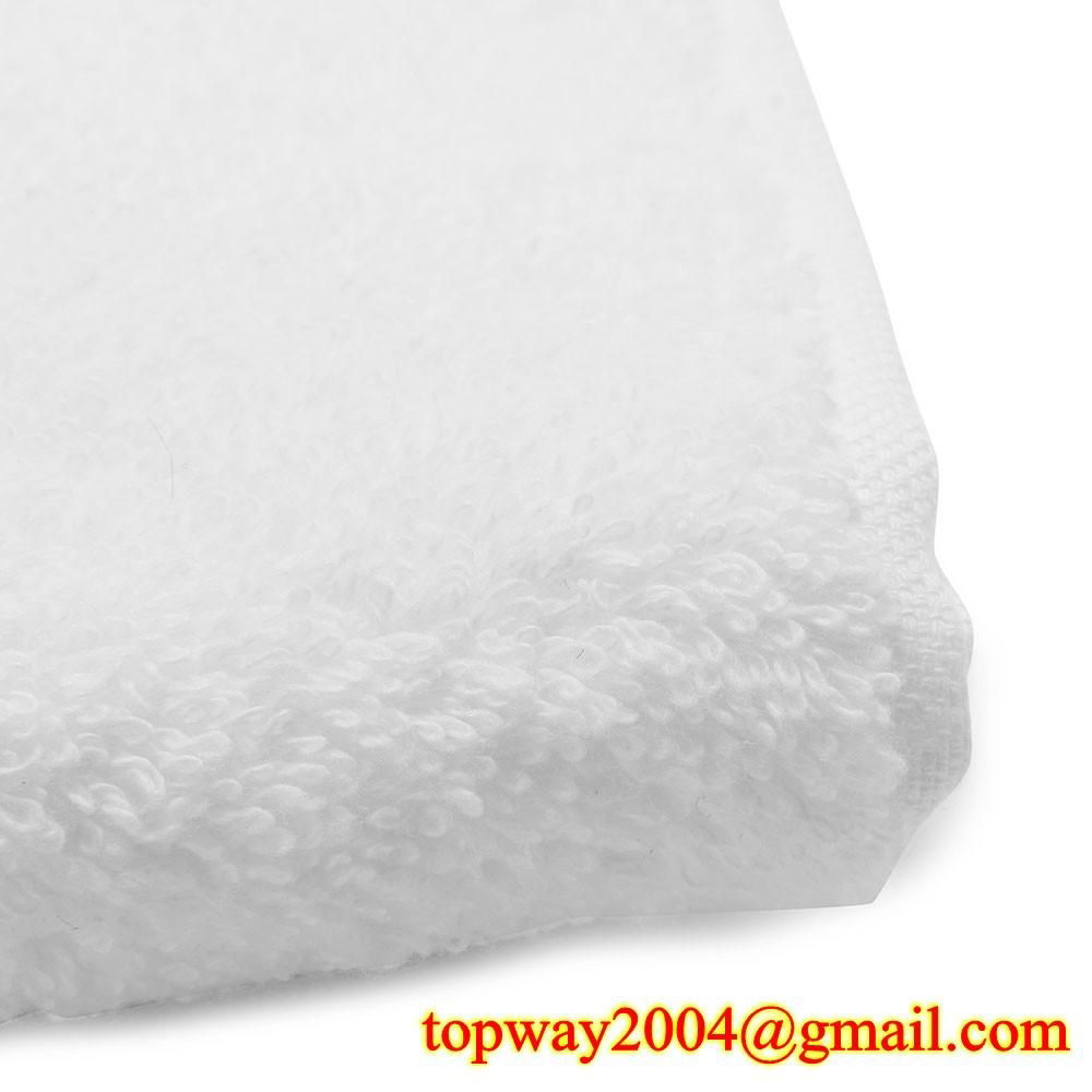 100% cotton piece dyed white towels 2