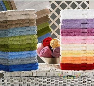 100% cotton piece dyed satin towels 4