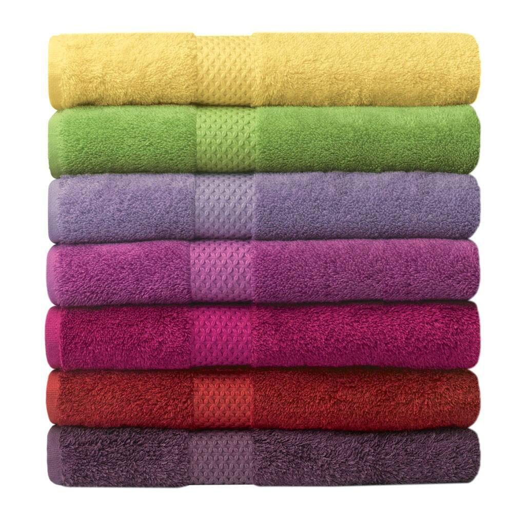 100% cotton piece dyed satin towels