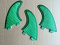 surfboard fins green honey comb