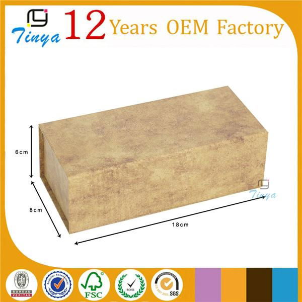 Book shape cheap cigar box cardboard design 2