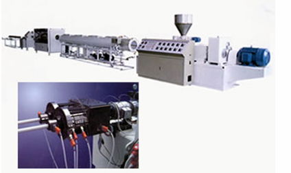 Double-pipe extrusion equipment 1