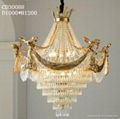 crystal lamp brass chandelier Ceiling