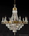 crystal lamp brass chandelier Ceiling lamp 5