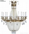 crystal lamp brass chandelier Ceiling lamp 1