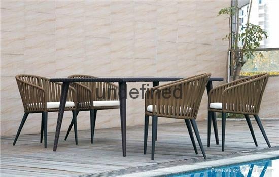 Outdoor webbing table&chair